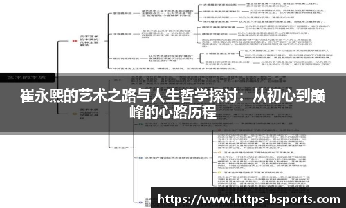 崔永熙的艺术之路与人生哲学探讨：从初心到巅峰的心路历程